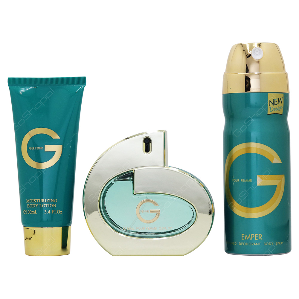 Emper G Pour Femme Gift Set 3pcs
