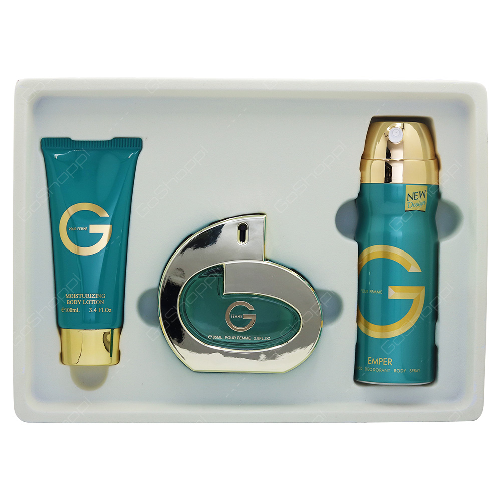Emper G Pour Femme Gift Set 3pcs