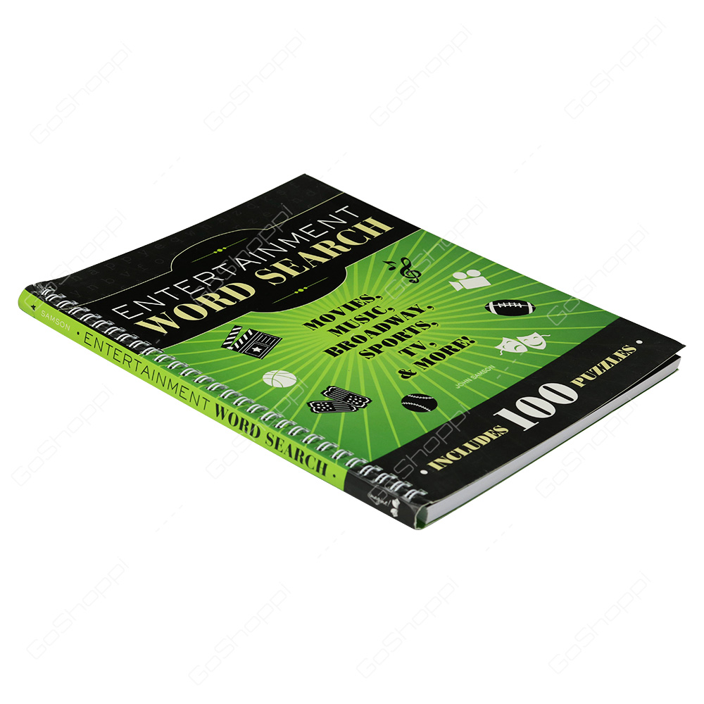 Entertainment Word Search By John M. Samson