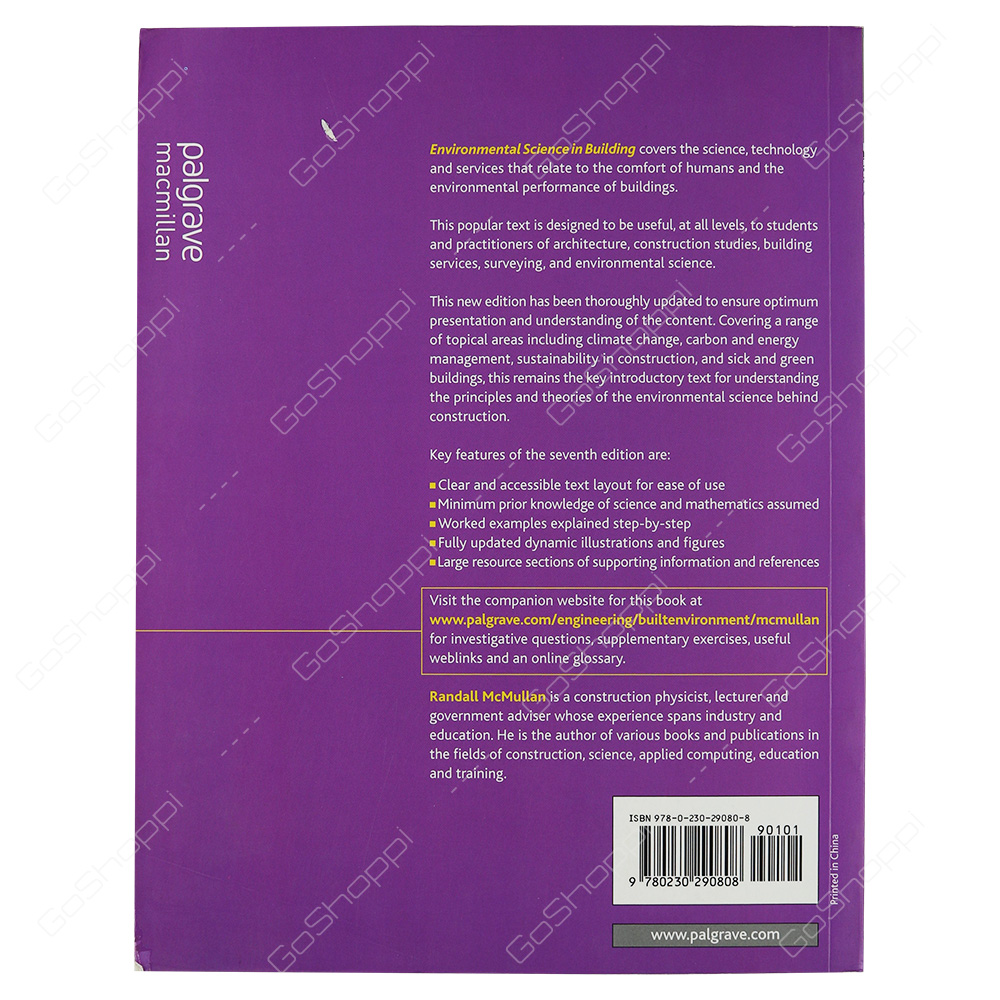 Environmental Science In Building By Randall McMullan