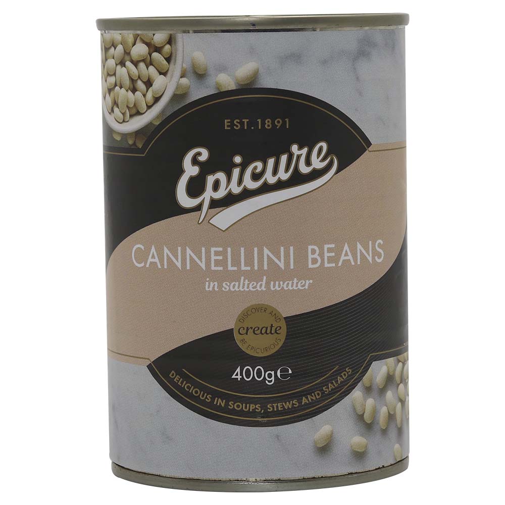 Epicure Cannellini Beans In Salted Water 400g