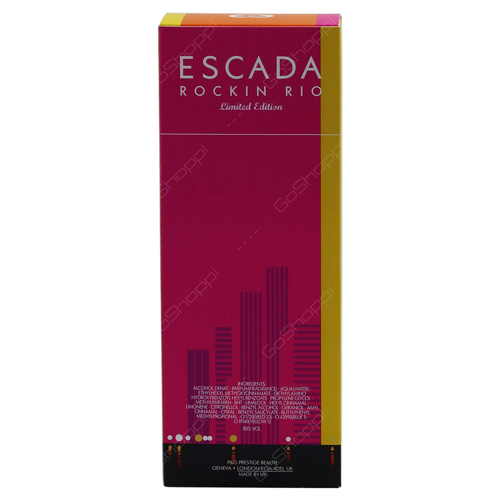 Escada Rockin Rio For Women Eau De Toilette 100ml