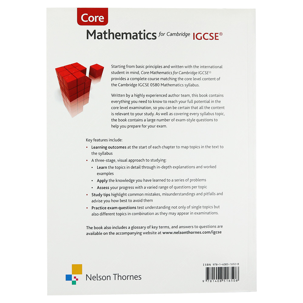 Essential Mathematics For Cambridge IGCSE Core