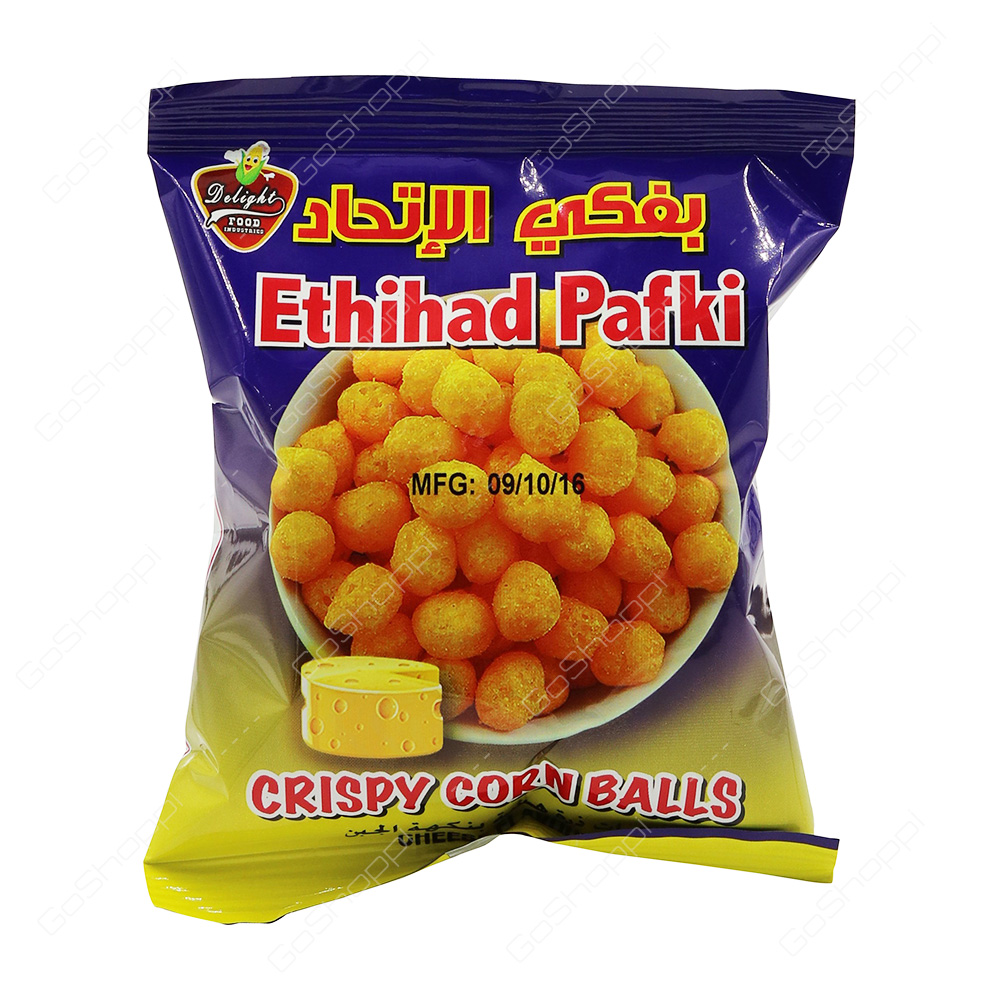 Ethihad Pafki Crispy Corn Balls Cheese Flavour 12 g