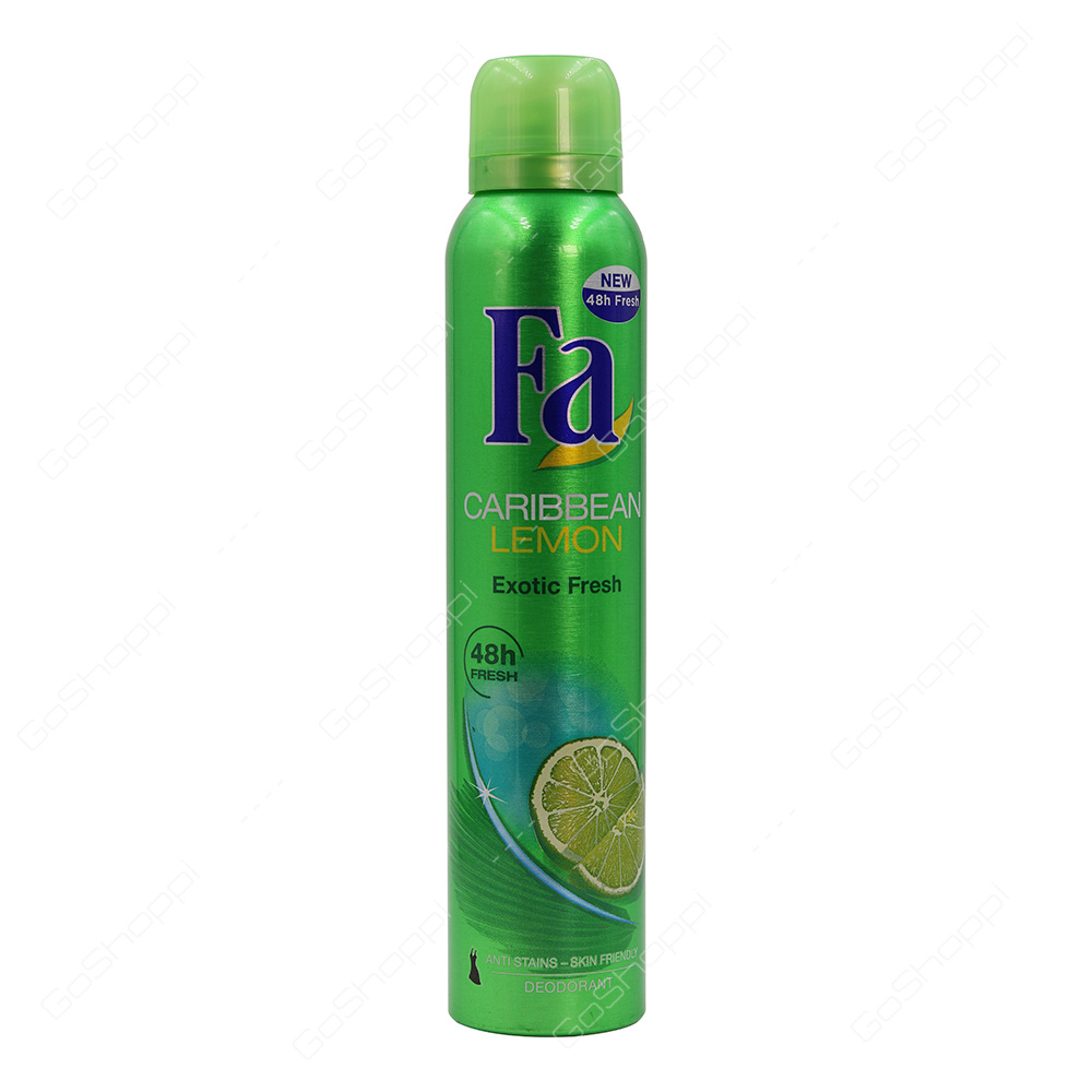 Fa Caribbean Lemon Exotic Fresh Deodorant 200 ml