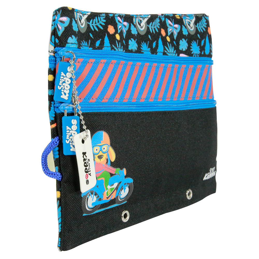 Fancy A5 Pencil Case Black - Black