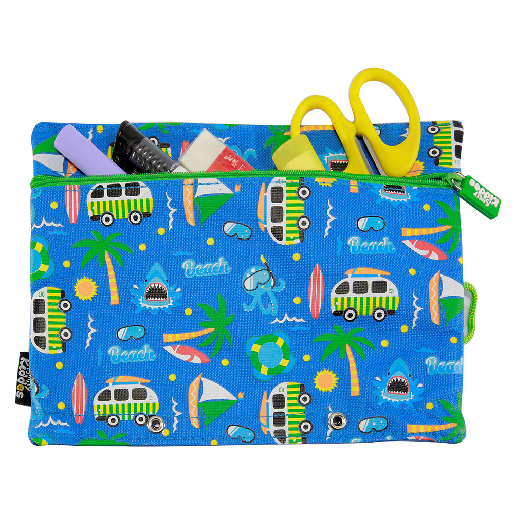 Fancy A5 Pencil Case Blue - Blue