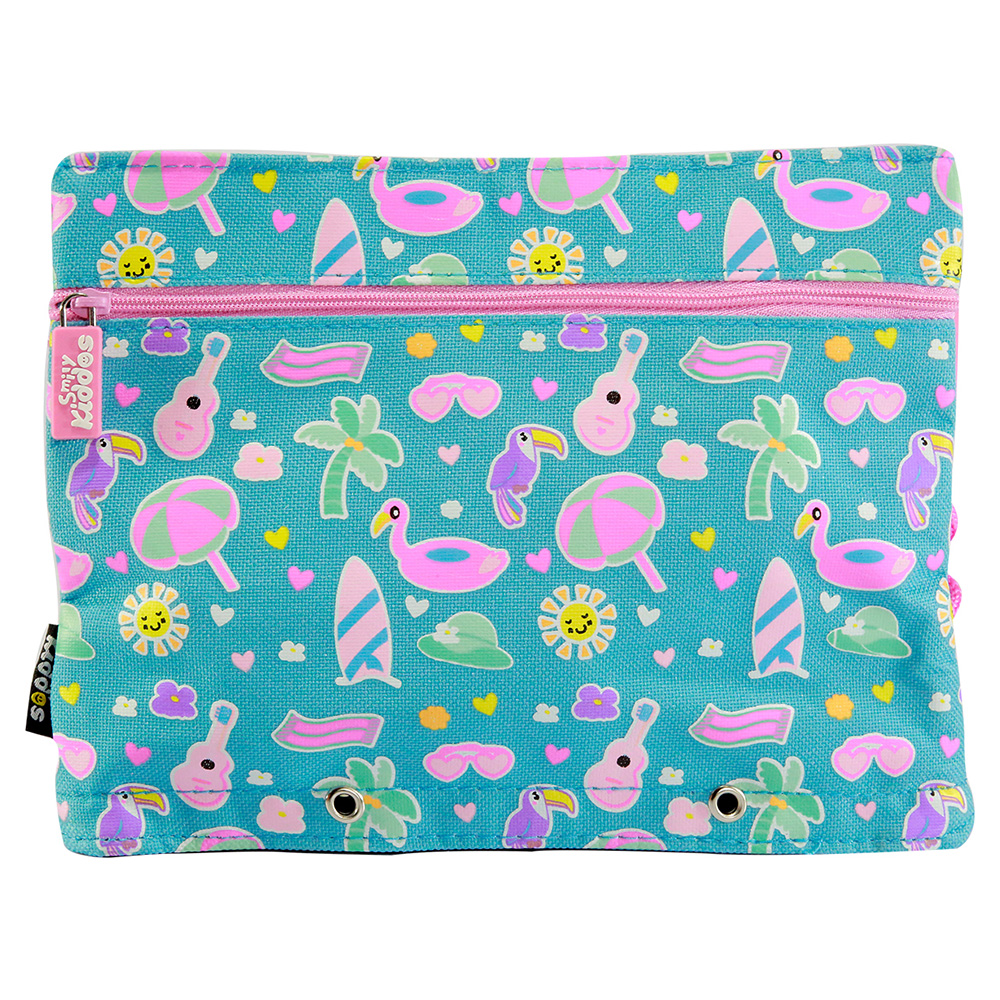 Fancy A5 Pencil Case Blue - Light Blue