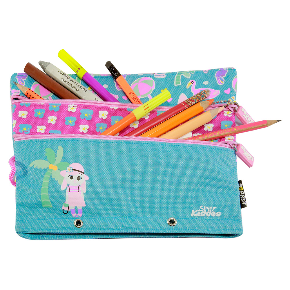 Fancy A5 Pencil Case Blue - Light Blue