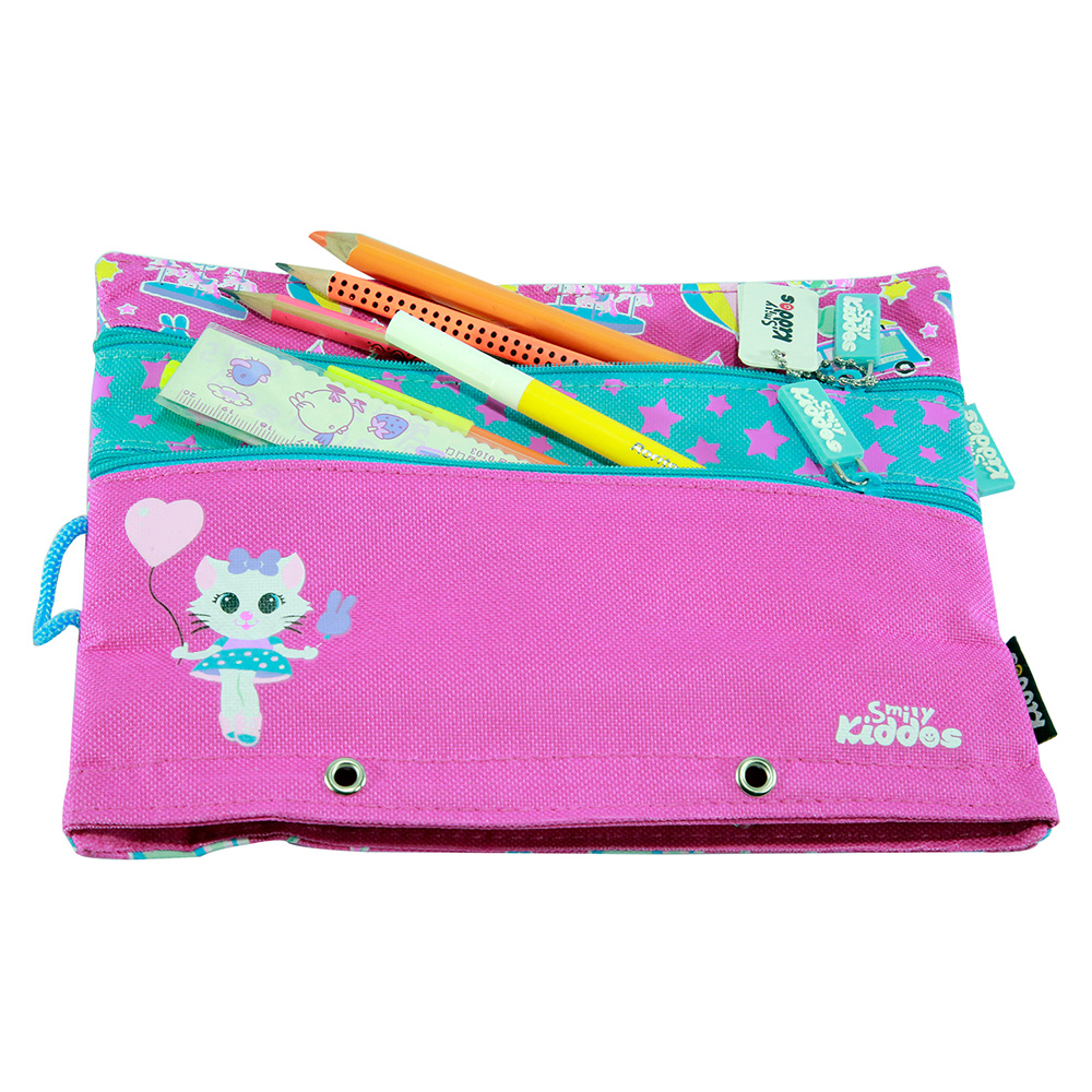 Fancy A5 Pencil Case Pink - Pink