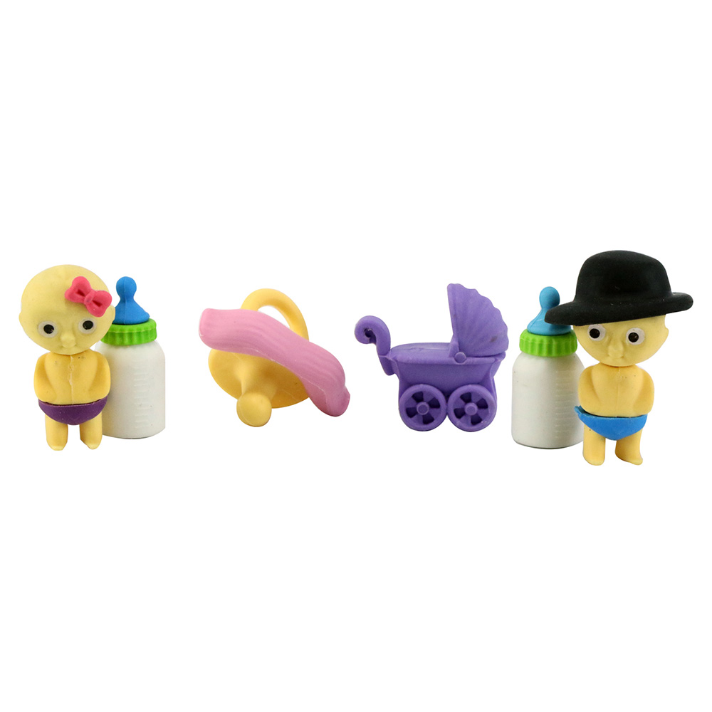 Fancy Doll Eraser Set