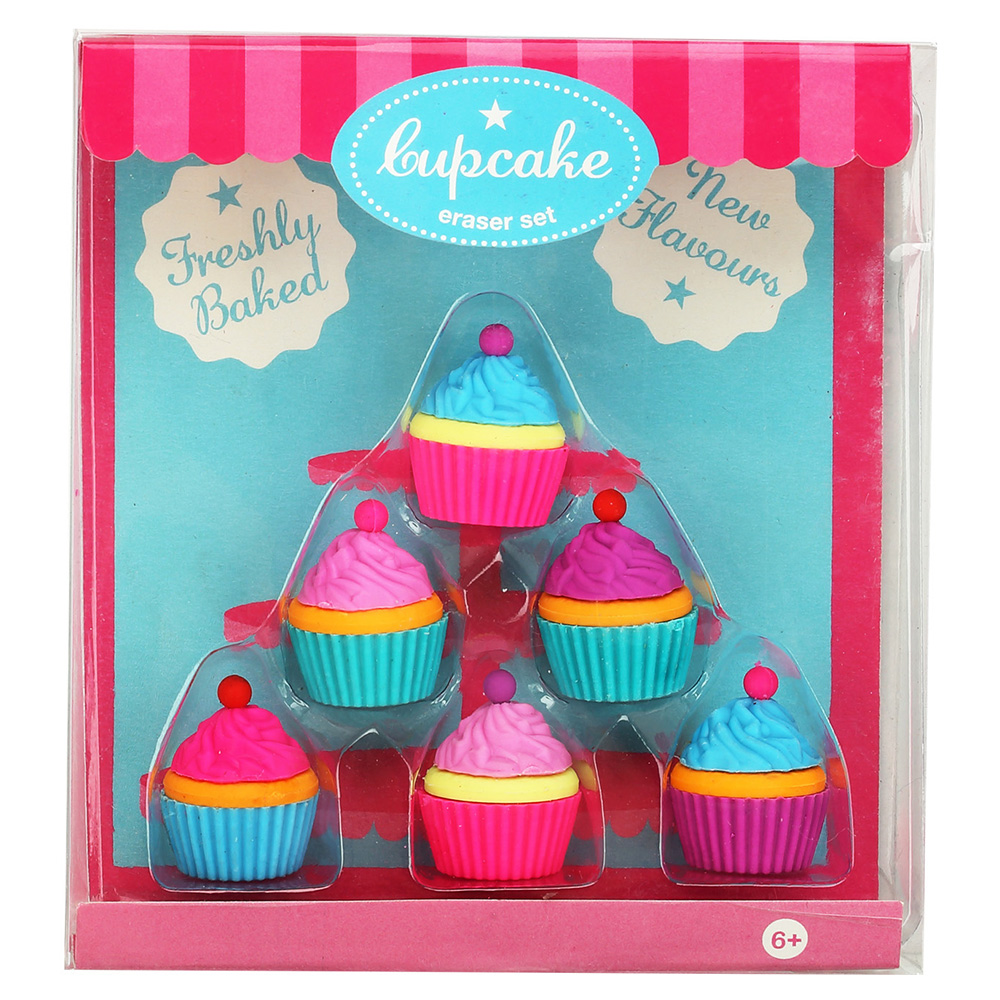 Fancy Ice Cream Eraser Set