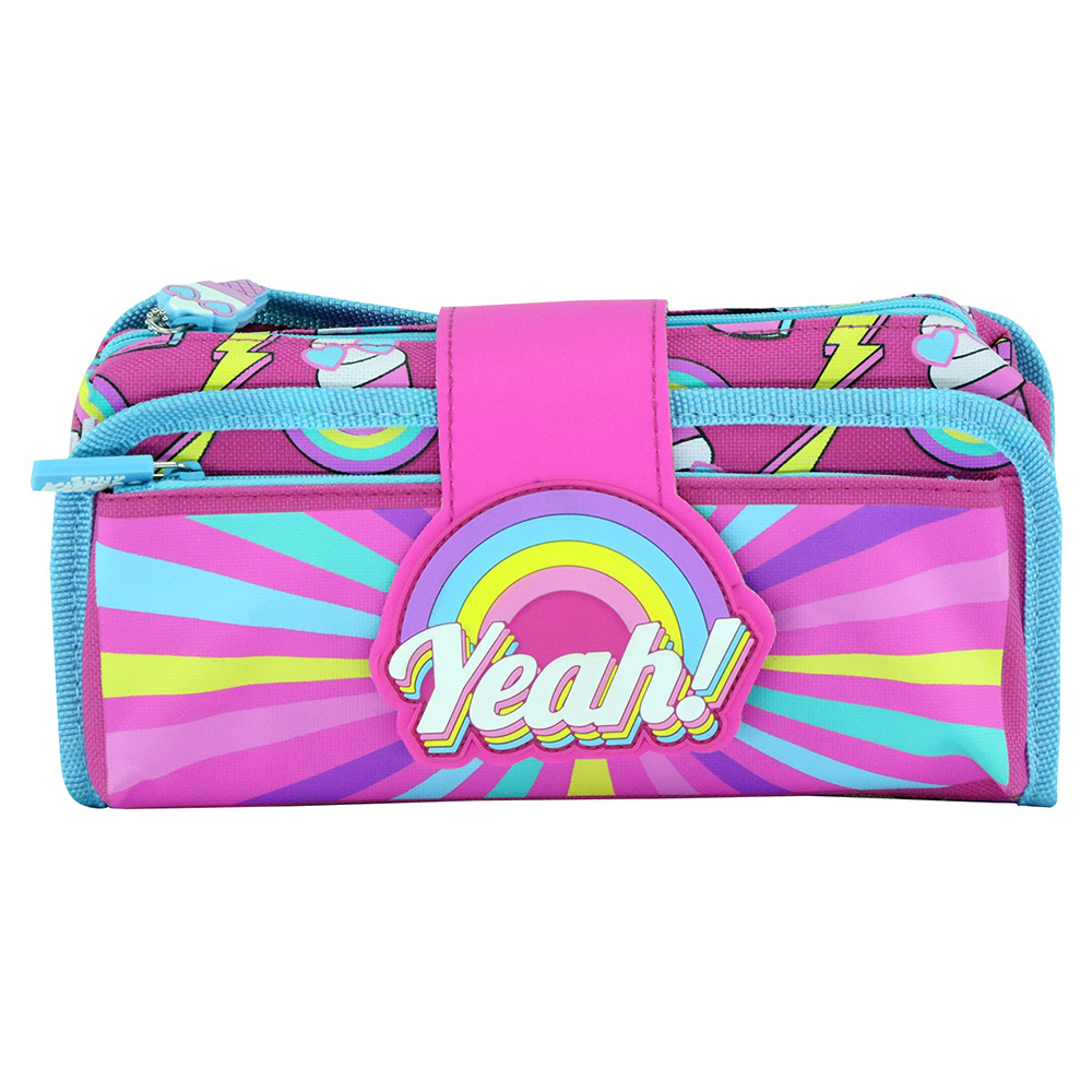 Fancy Strap Pencil Case - Pink