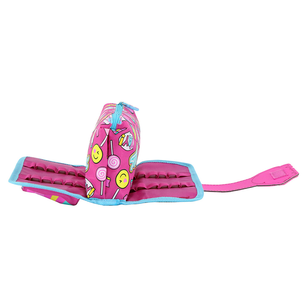 Fancy Strap Pencil Case - Pink