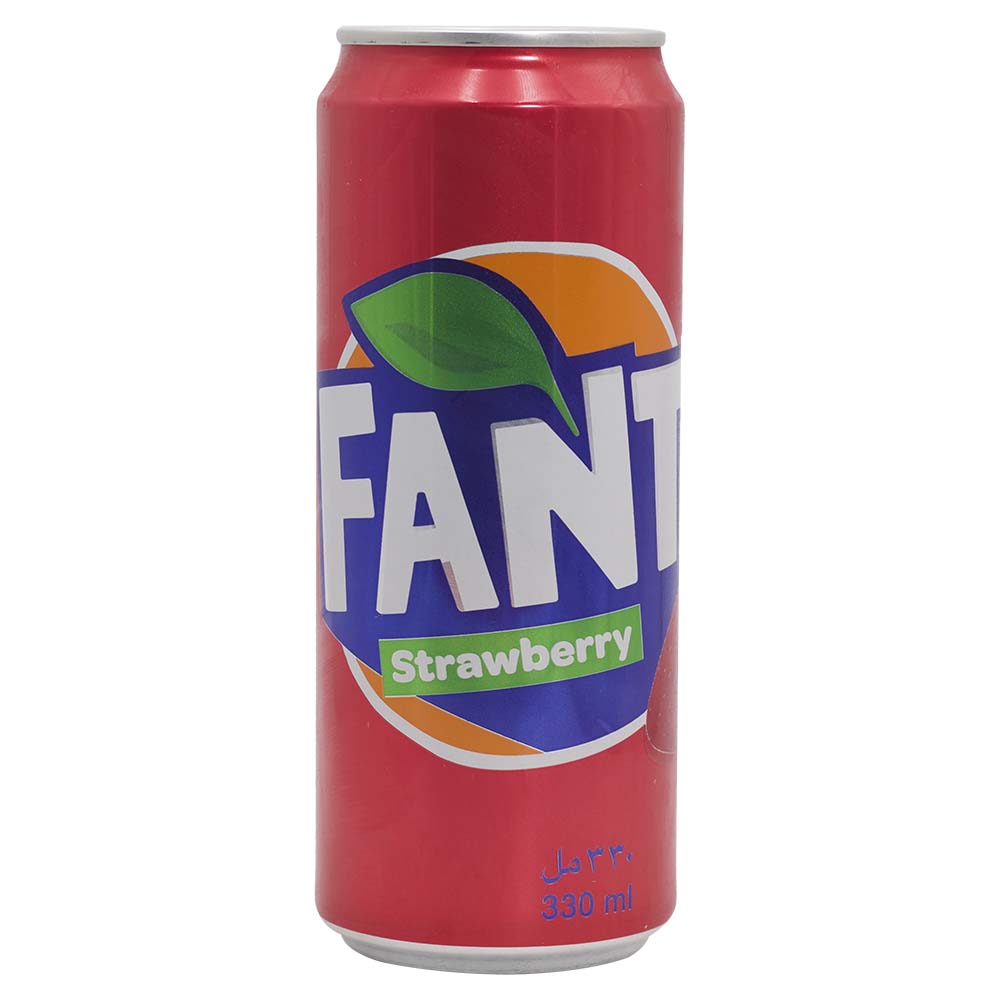 Fanta Strawberry Soda Drink 330ml