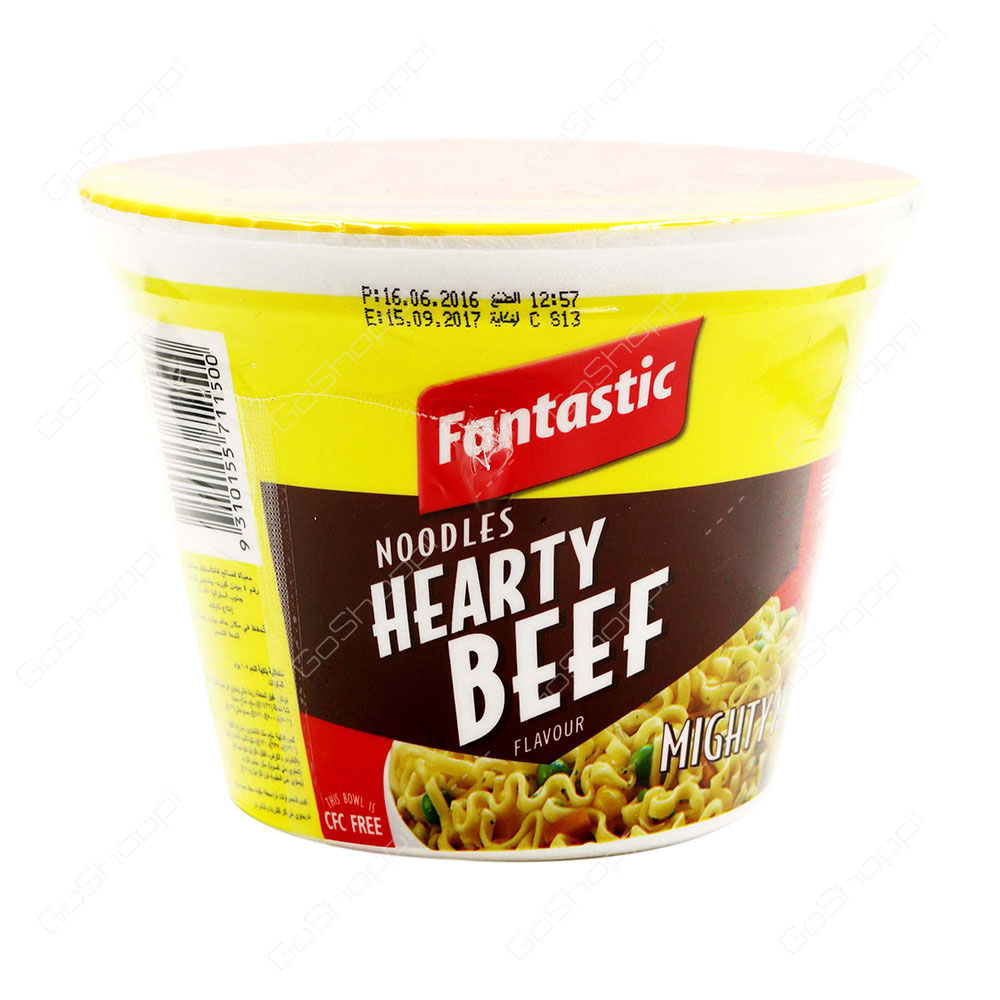 Fantastic Noodles Hearty Beef Flavour Mighty Meal 105 g