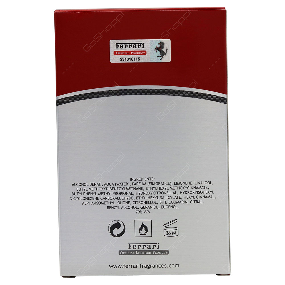 Ferrari Scuderia For Men Eau De Toilette 125ml