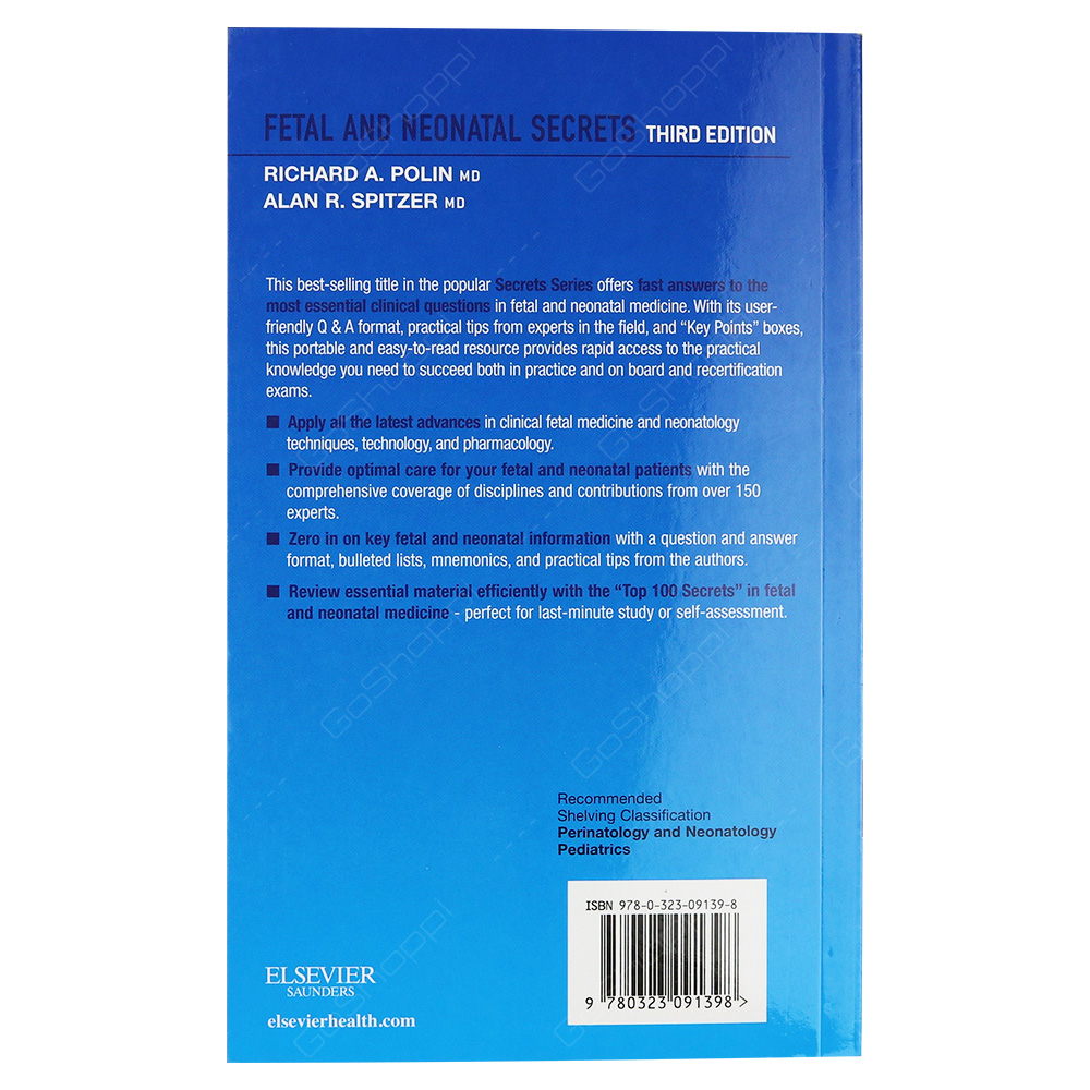 Fetal And Neonatal Secrets 3rd Edition