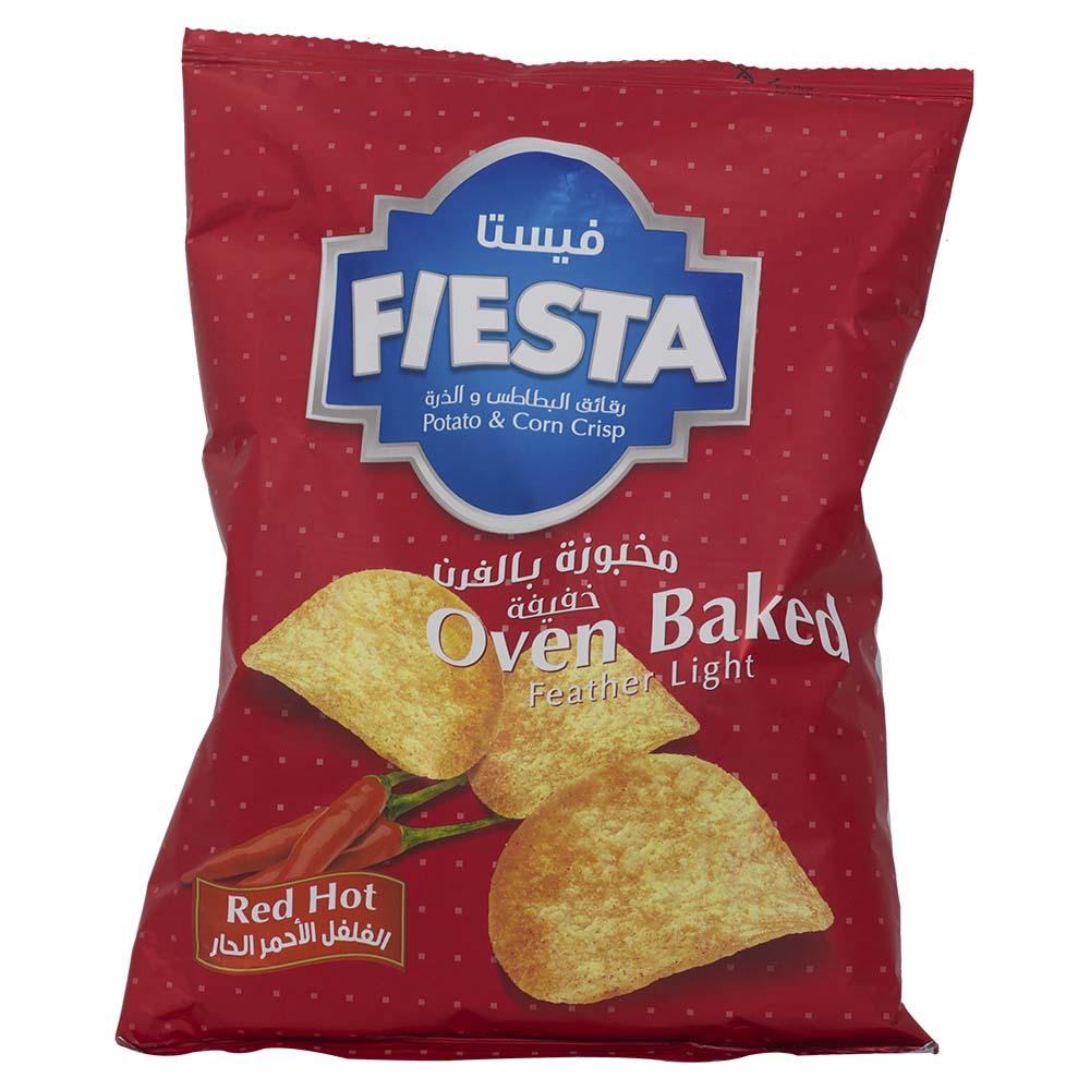 Fiesta Oven Baked Red Hot Chips 100g