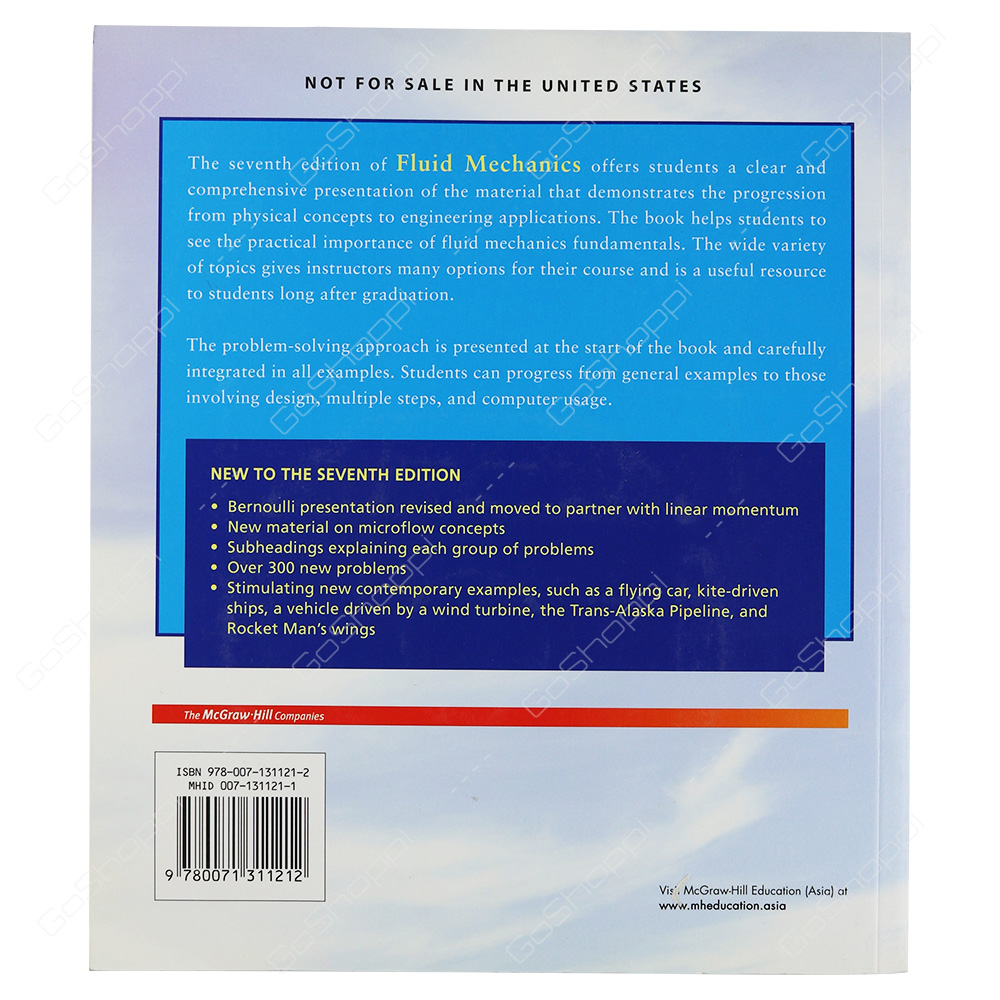Fluid Mechanics (in SI Units) By Frank M. White