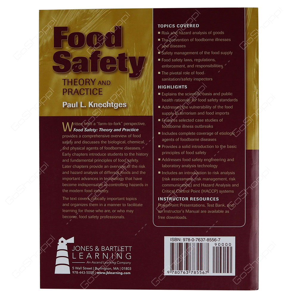 Food Safety Theory And Practice By Paul L. Knechtges