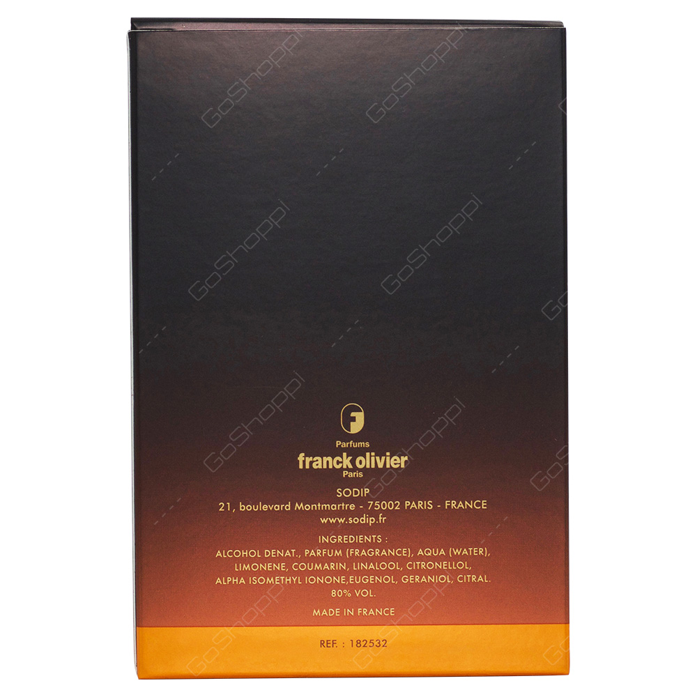 Frank Olivier Amber Pour Homme Eau De Parfum 75ml