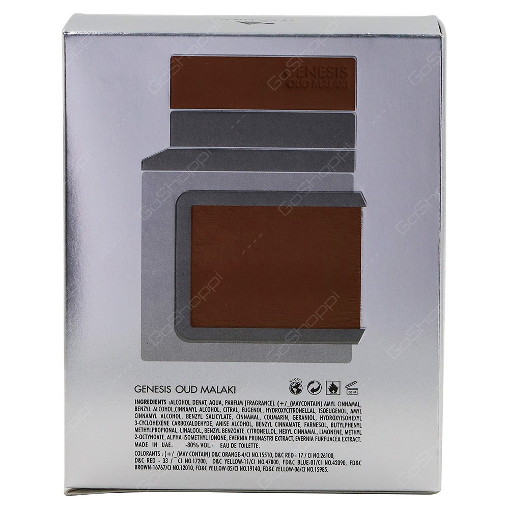 Genesis Oud Malaki For Men Eau De Toilette 100ml