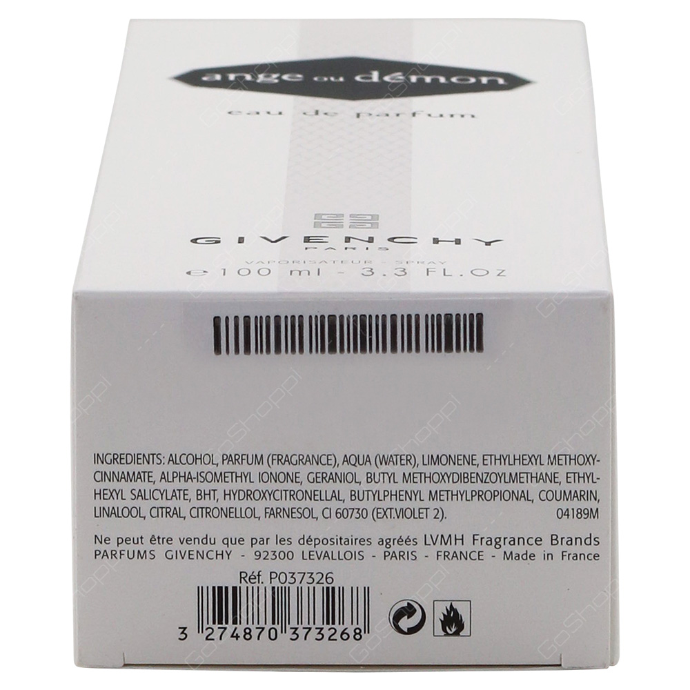 Givenchy Ange De Demon For Women Eau De Parfum 100ml