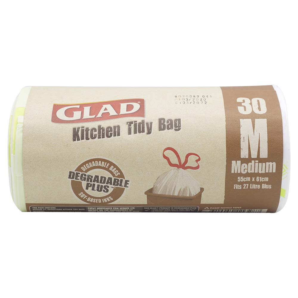 Glad Kitchen Tidy Bags Medium 30bags