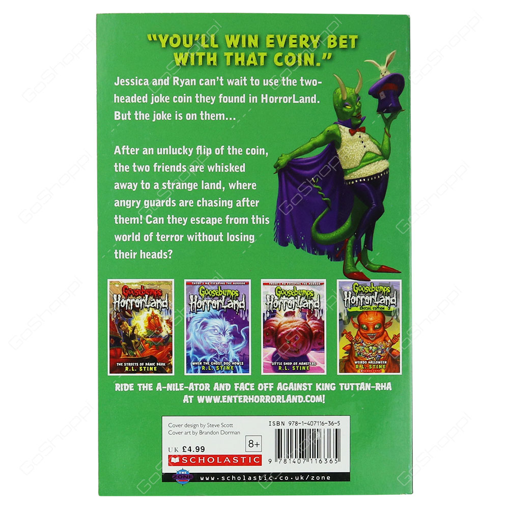Goosebumps Horrorland - Heads, You Lose! By R.L. Stine