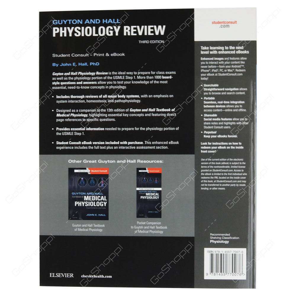 Guyton & Hall Physiology Review By John E. Hall