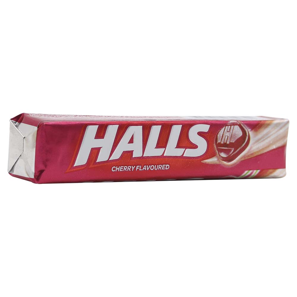 Halls Cherry Flavored Candy 25.2g