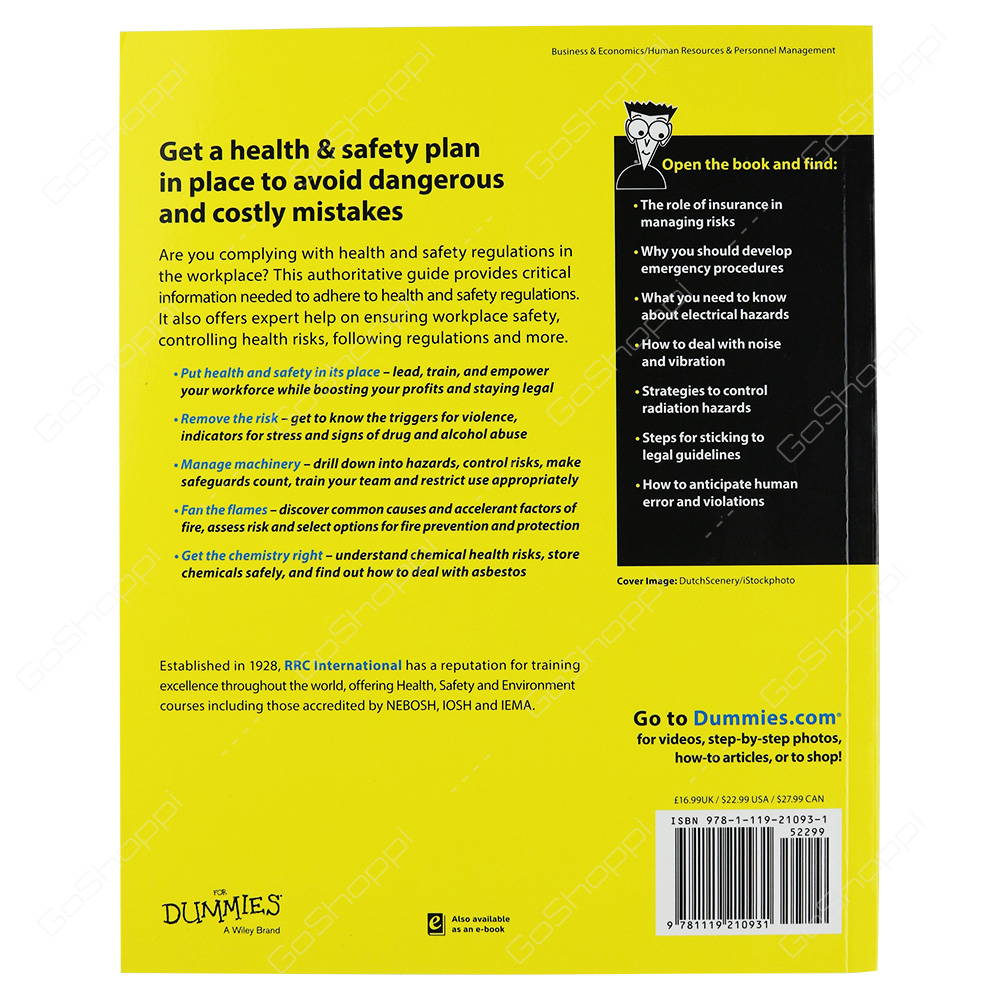 Health & Safety At Work For Dummies By RRC