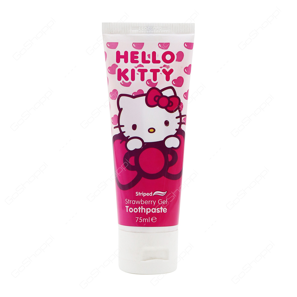 Hello Kitty Striped Strawberry Gel Toothpaste 75 ml Buy Online