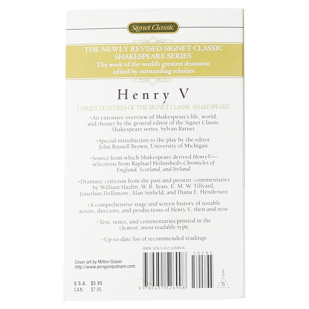 Henry V - Signet Classic By William Shakespeare