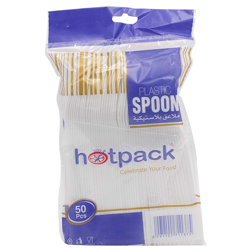Hotpack Plastic Spoon 50pcs