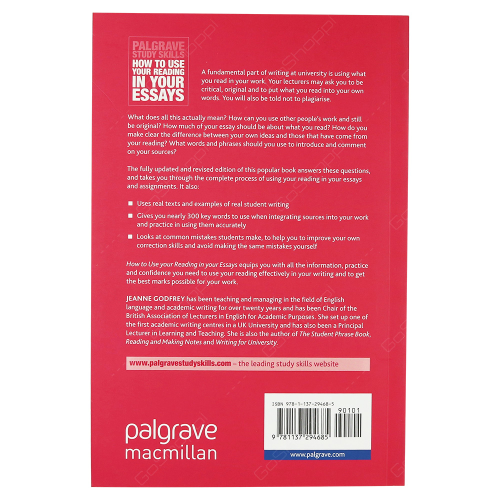 How To Use Your Reading In Your Essays 2nd Edition