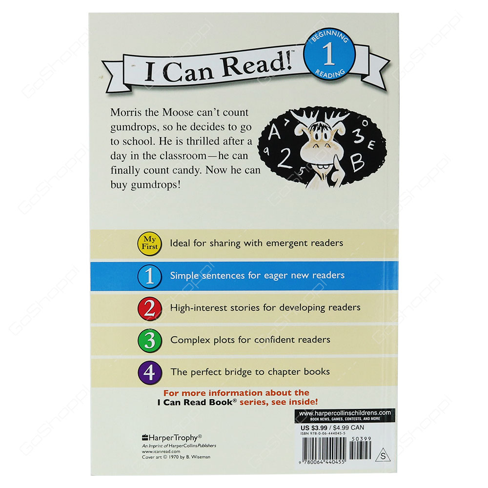 I Can Read! Level 1 - Morris Goes To School By B. Wiseman