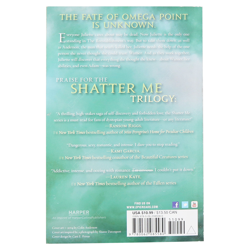 Ignite Me Shatter Me By Tahereh Mafi Buy Online