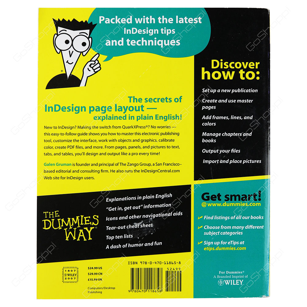 InDesign CS3 For Dummies By Galen Gruman