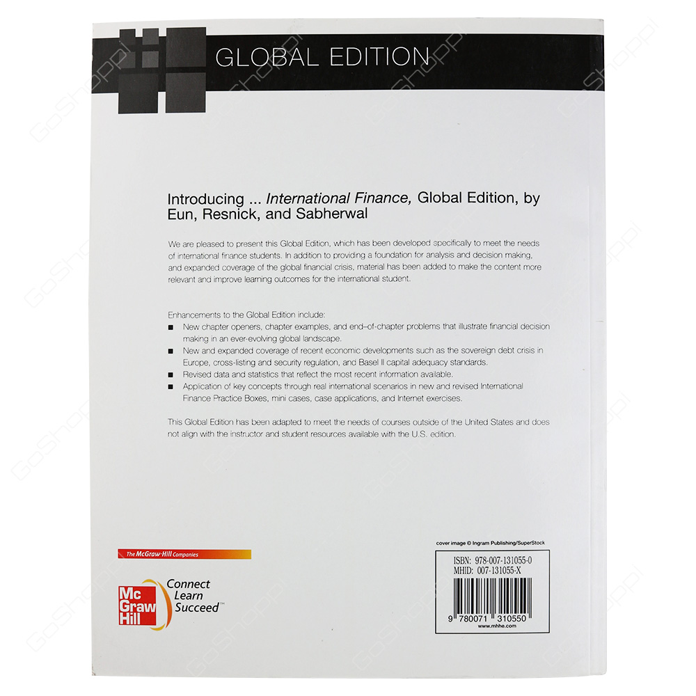 International Finance By Cheol S. Eun