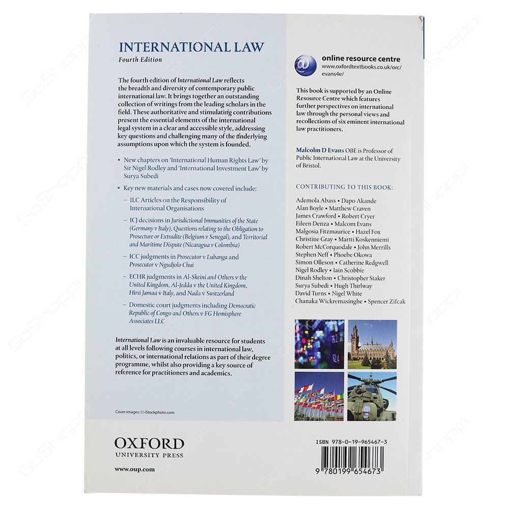 International Law By Malcolm Evans