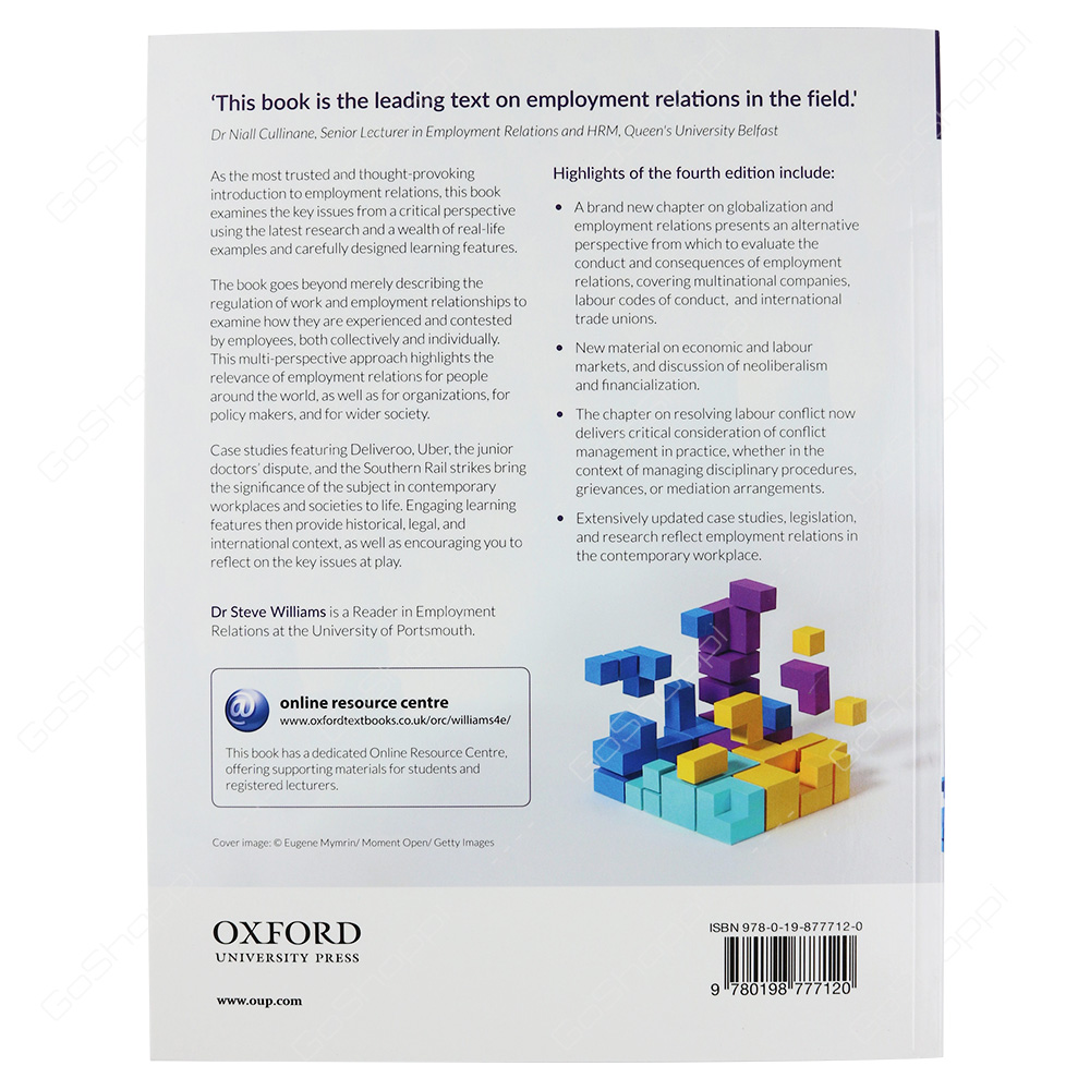 Introducing Employment Relations By Steve Williams
