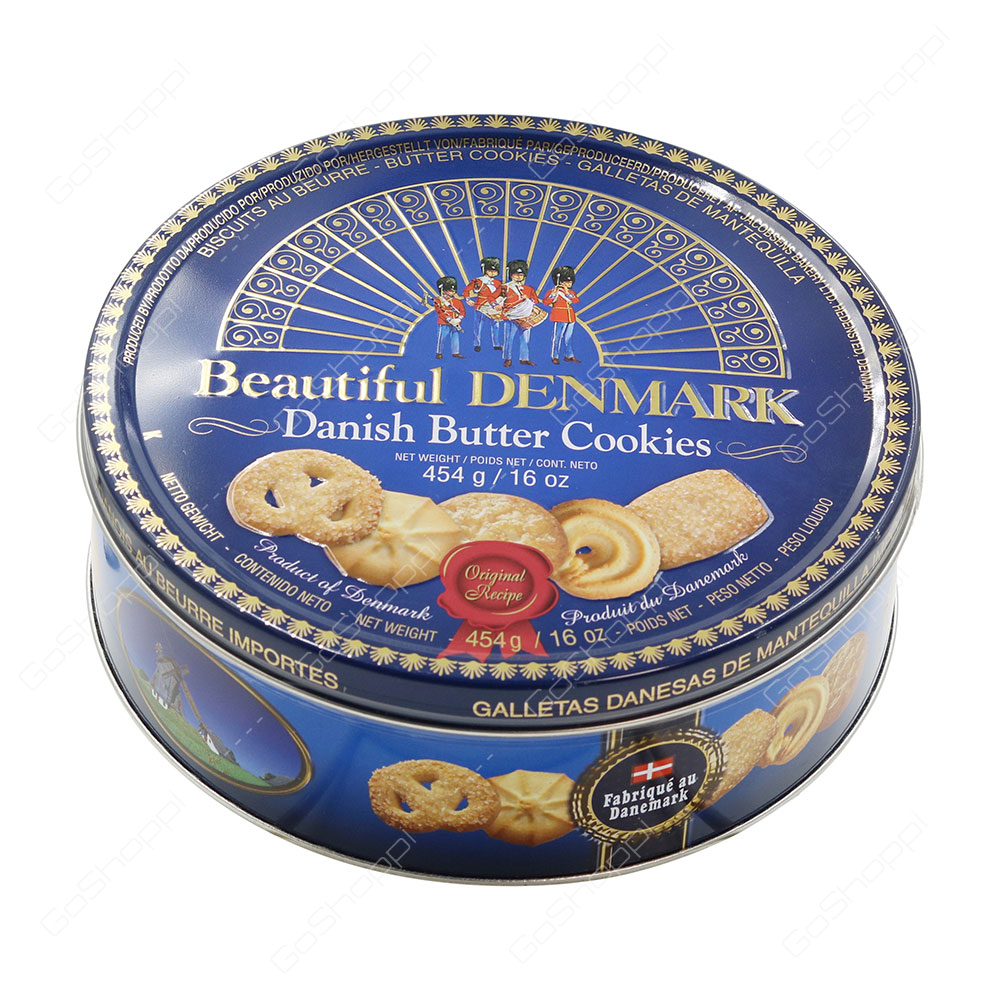 Jacobsens Beautiful Denmark Danish Butter Cookies 454 g