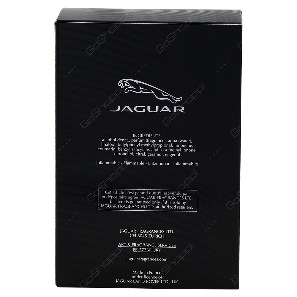 Jaguar Classic Black For Men Eau De Toilette 100ml