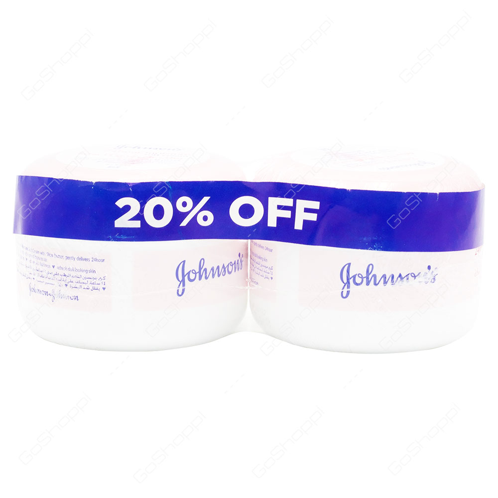 Johnsons 24hour Moisture Soft Cream 20% Off 2X200 ml
