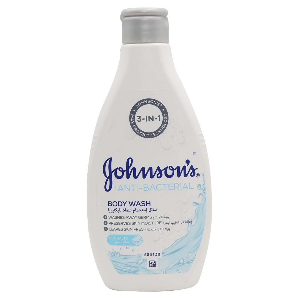 Johnsons Anti-Bacterial Sea Salts Body Wash 250ml