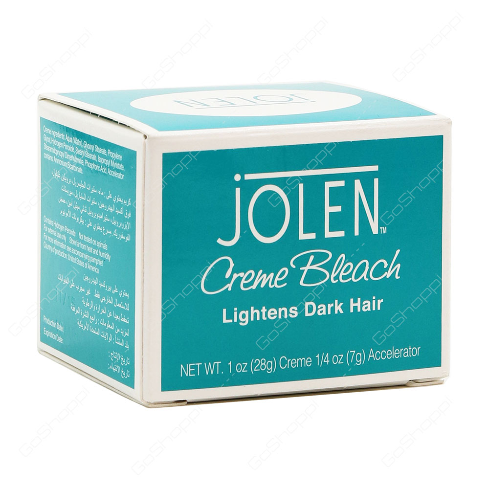 Jolen Creme Bleach Lightens Dark Hair 28 g