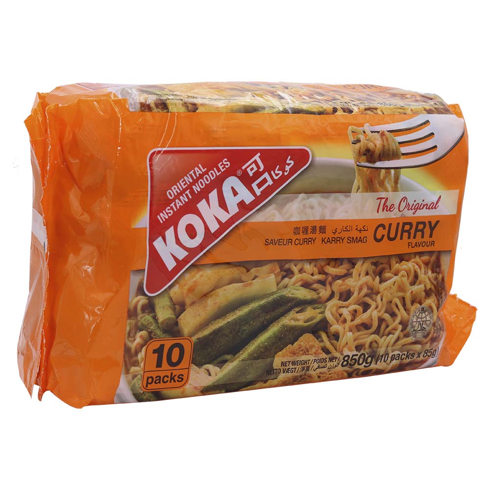 Koka Curry Flavour Noodles 10X85g