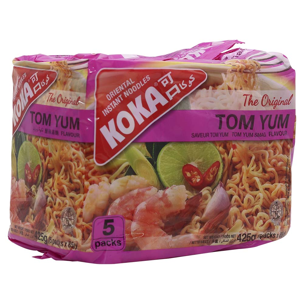 Koka Tom Yum Flavour Noodles 5X85g